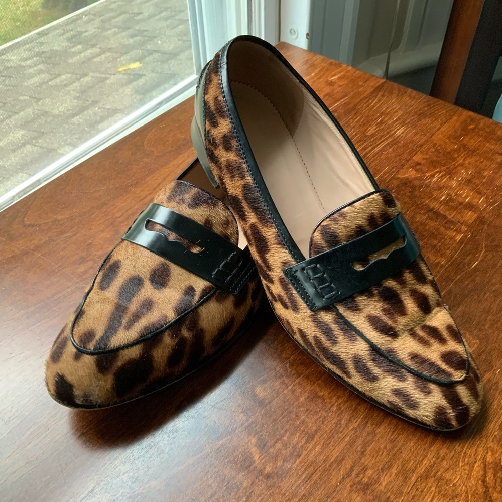 Cute and classic JCrew penny loafers perfect for fall!  Haircalf Academy line.